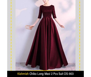Kishmish Chiko Long Maxi 2 Pcs Suit DS-903 Kishmish Chiko Long Maxi 2 Pcs Suit DS-903